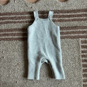 Baby GAP Gray Knit Overalls